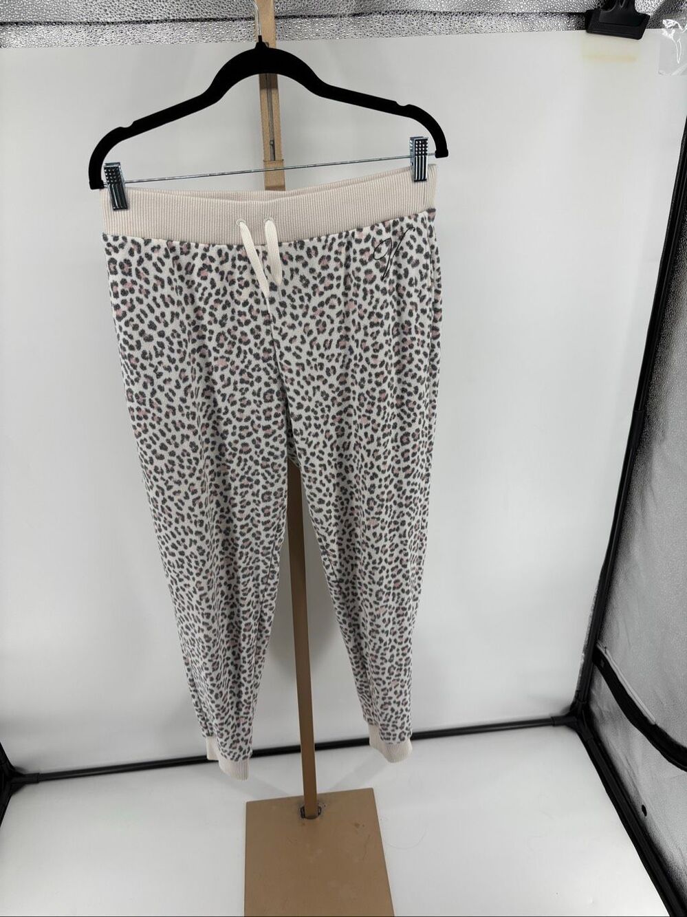 Victoria's Secret Animal Print Joggers French Terry Size Small